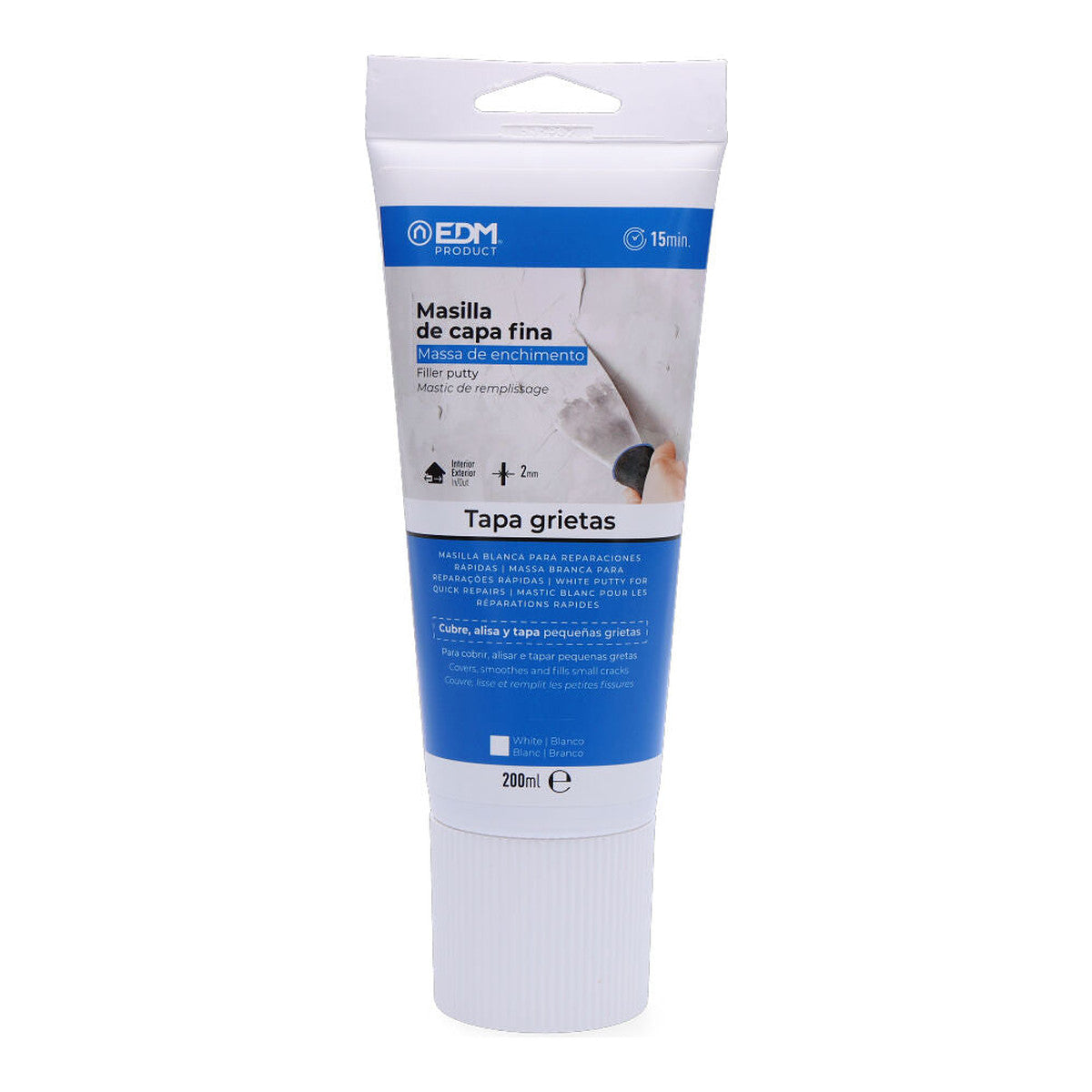 Masilla de Capa Fina 200ML EDM - Masilla reparadora | Grow Industry