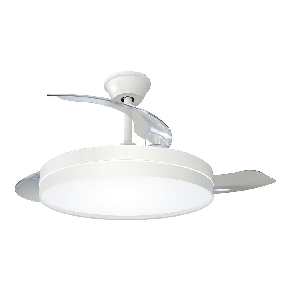 EDM Ventilador de Techo 3CCT Ø107 cm, Blanco