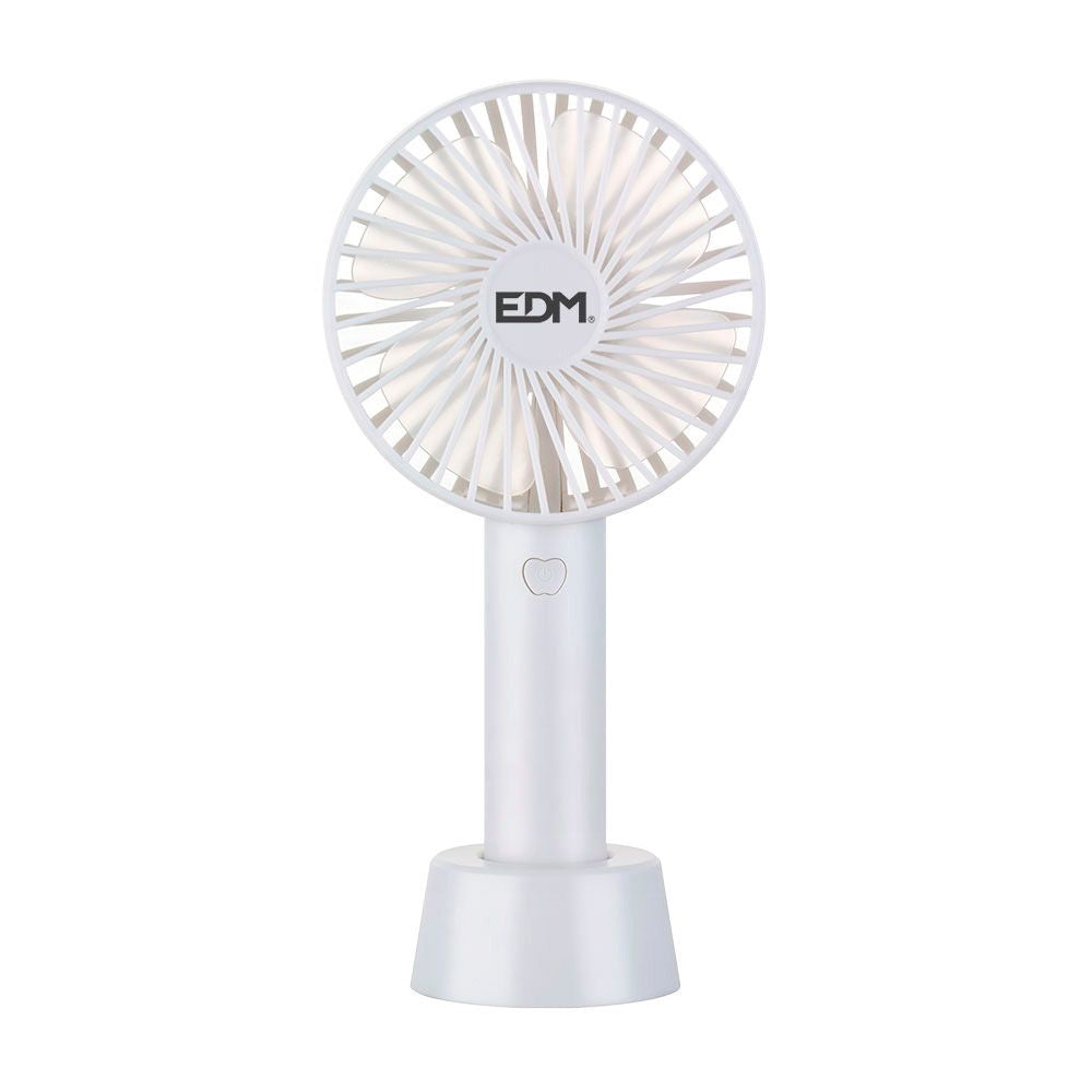 Ventilador de Mano EDM Recargable 4,5 W