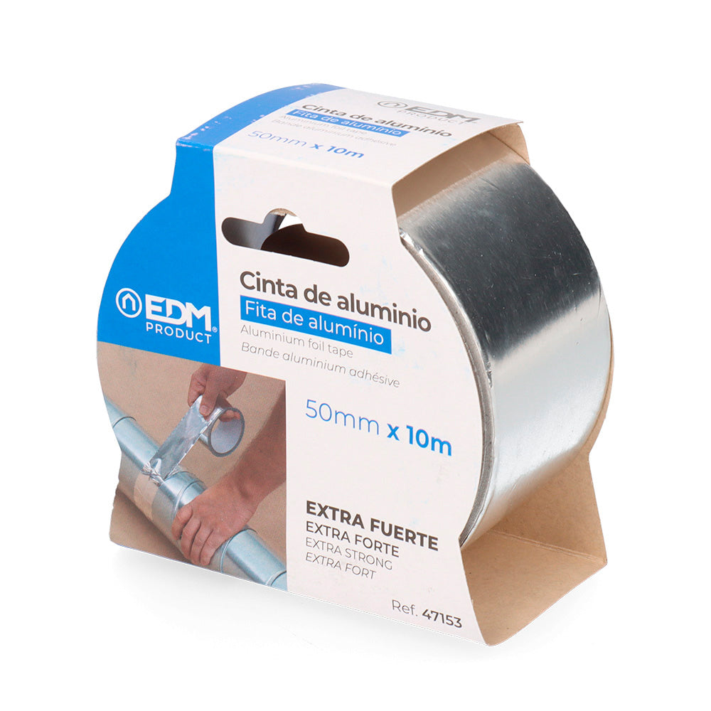 MULTI-PURPOSE ALUMINUM TAPE 10m x 50mm EDM - GrowTarraco Distribuciones SLU