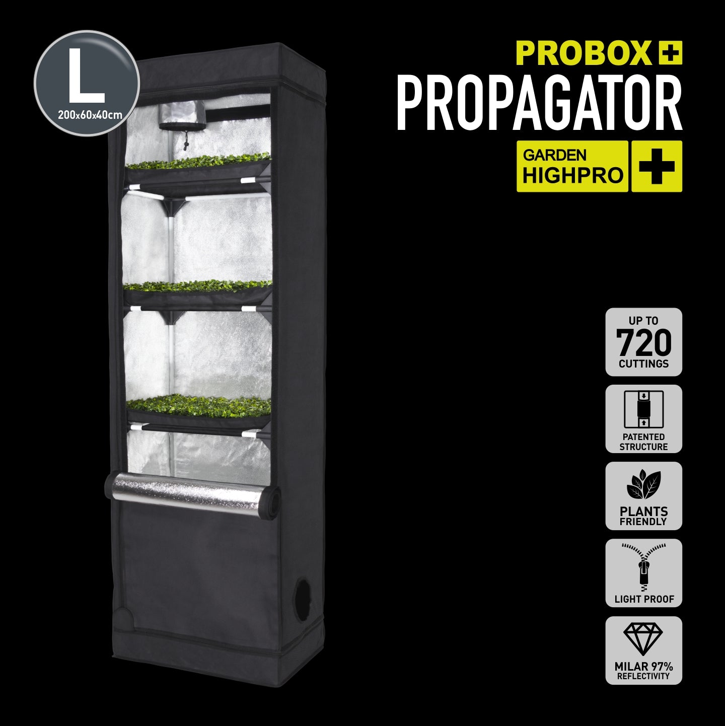 Armario Probox Propagator Garden Highpro - Vista 7 | Grow Industry