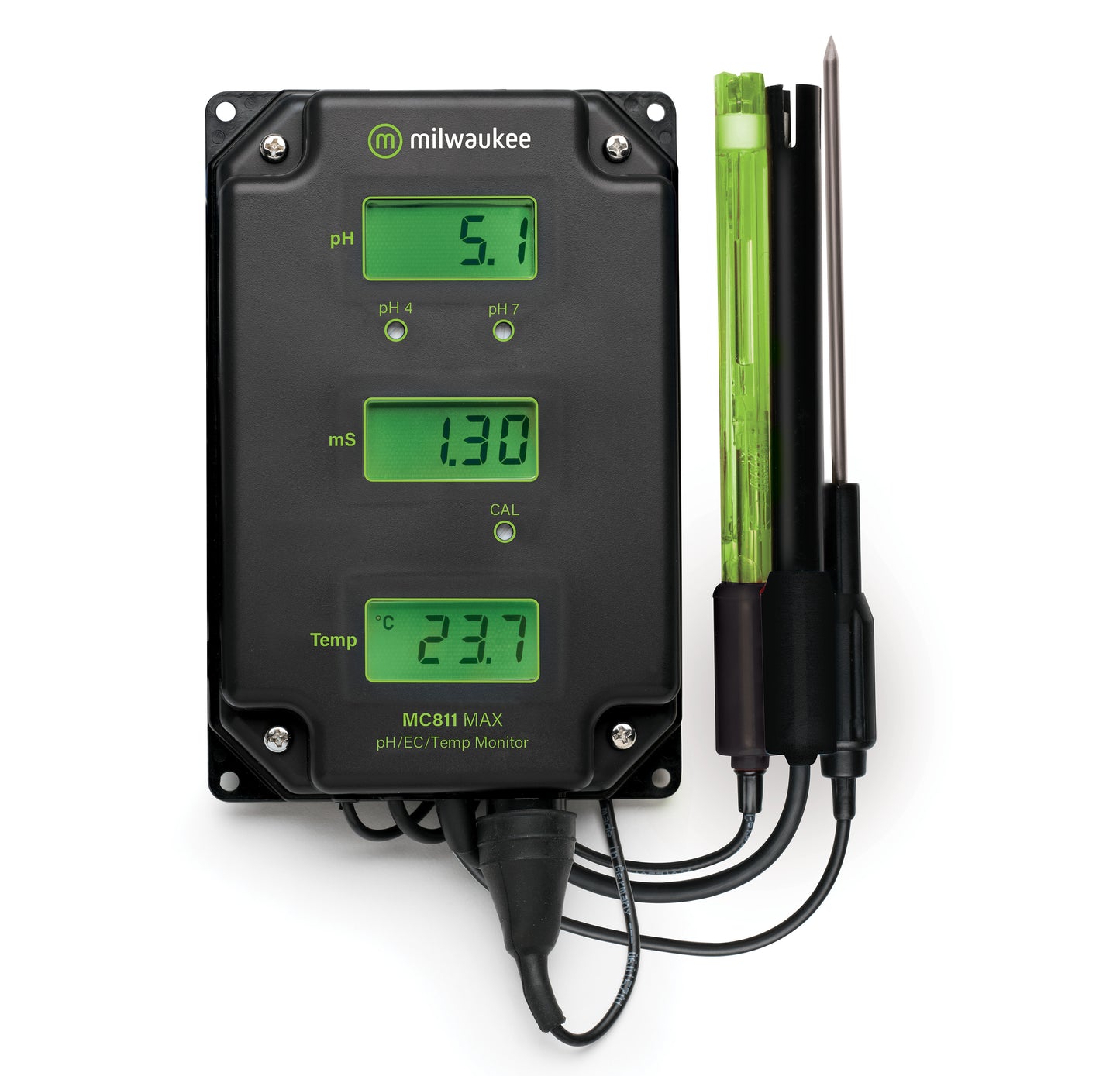 Appareil de mesure de température PH-EC en continu MILWAUKEE - pH-mètre et EC | Développer l’industrie