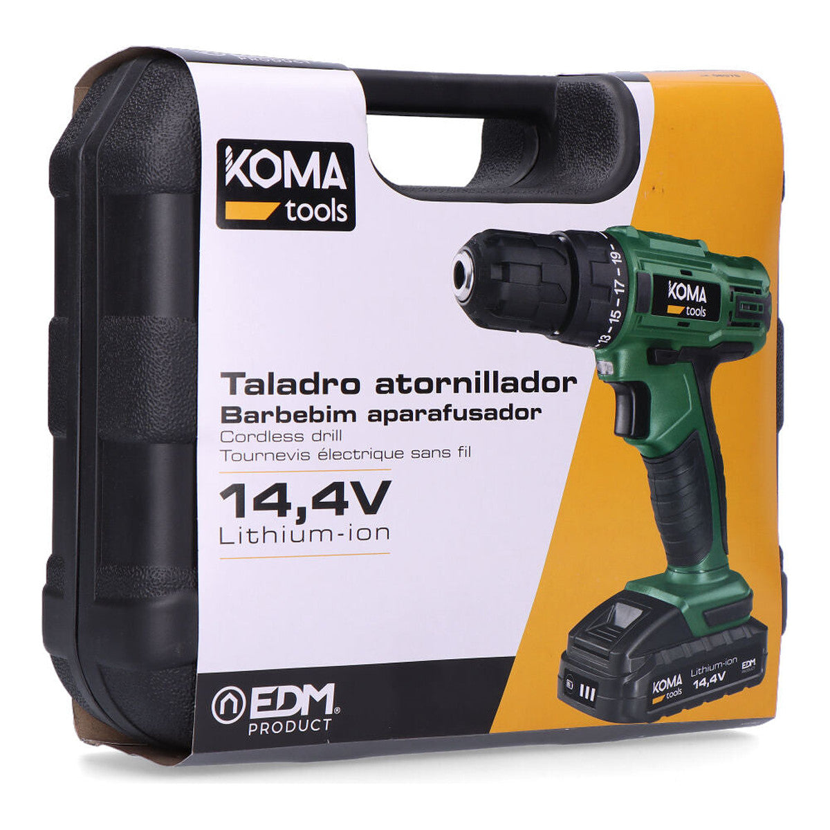 Taladro Atornillador a Bateria 14,4V KOMA TOOLS - Vista 3 | Grow Industry