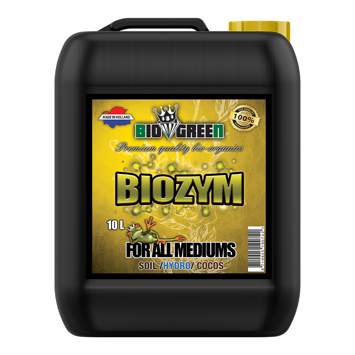 Biogreen Biozym – Aditivo enzimático para sustrato, garrafa 10 L