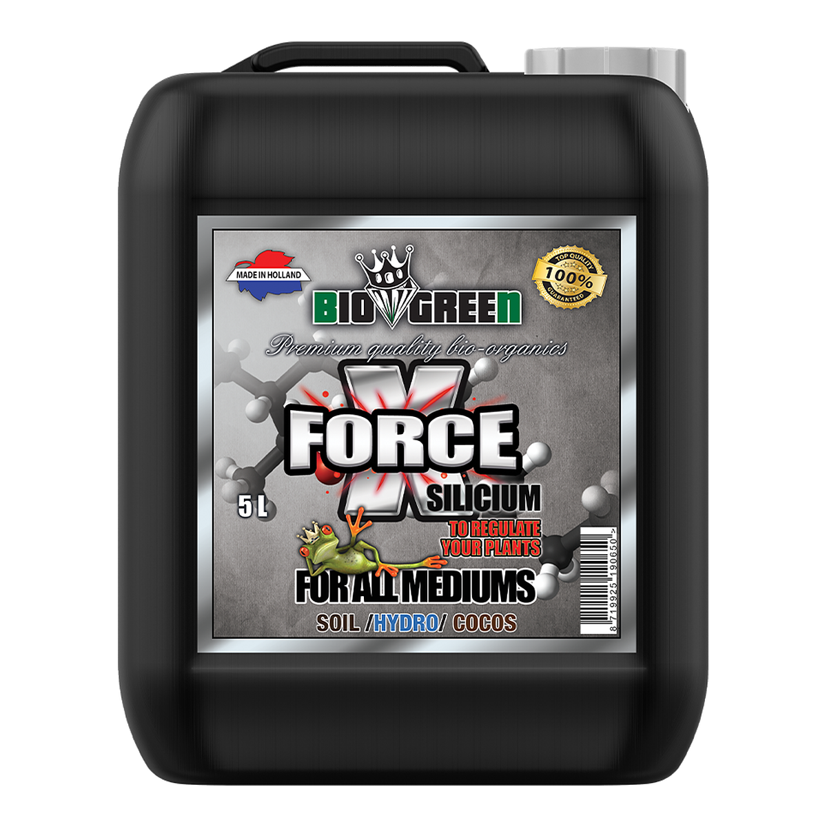 Biogreen X-Force – Aditivo de silicio, garrafa 5 L