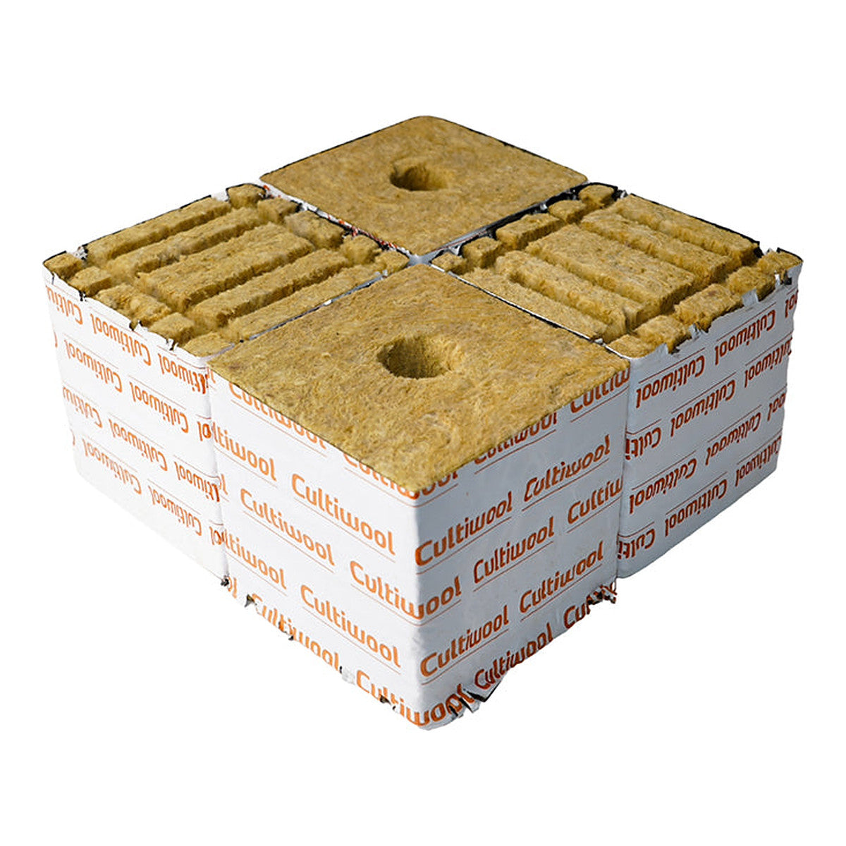 Rock wool block 75x75x65mm CULTIWOOL - View 2 | Grow Industry