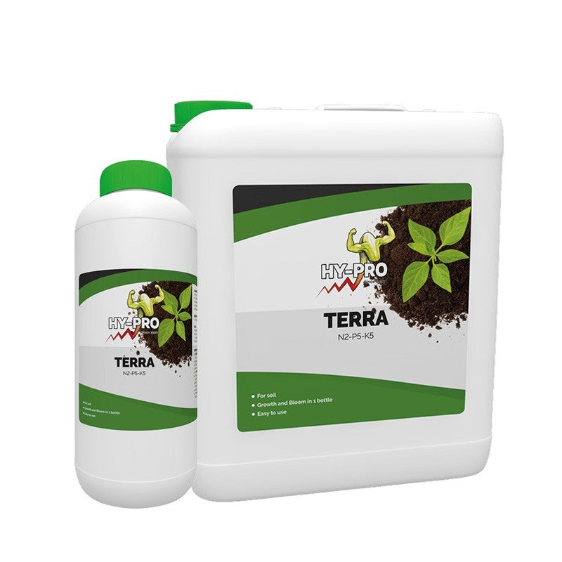 Fertilizante Hy-Pro Terra para cultivo en tierra