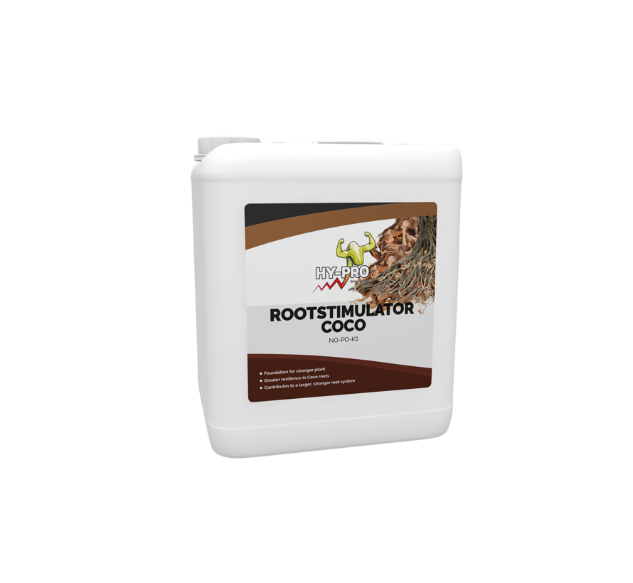 Hy-Pro Coco Rootstimulator 5 L, estimulador de raíces organo-mineral para coco