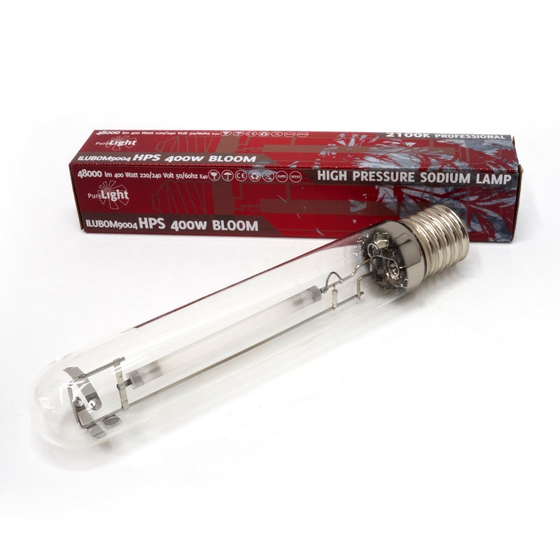 Pure Light HPS Bulb E40 – 250W and 400W Sodium in Grow-Bloom Max and Bloom