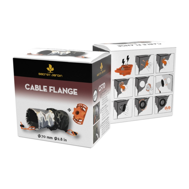 Set acople cables Cable Flange 70 mm doble Secret Jardin