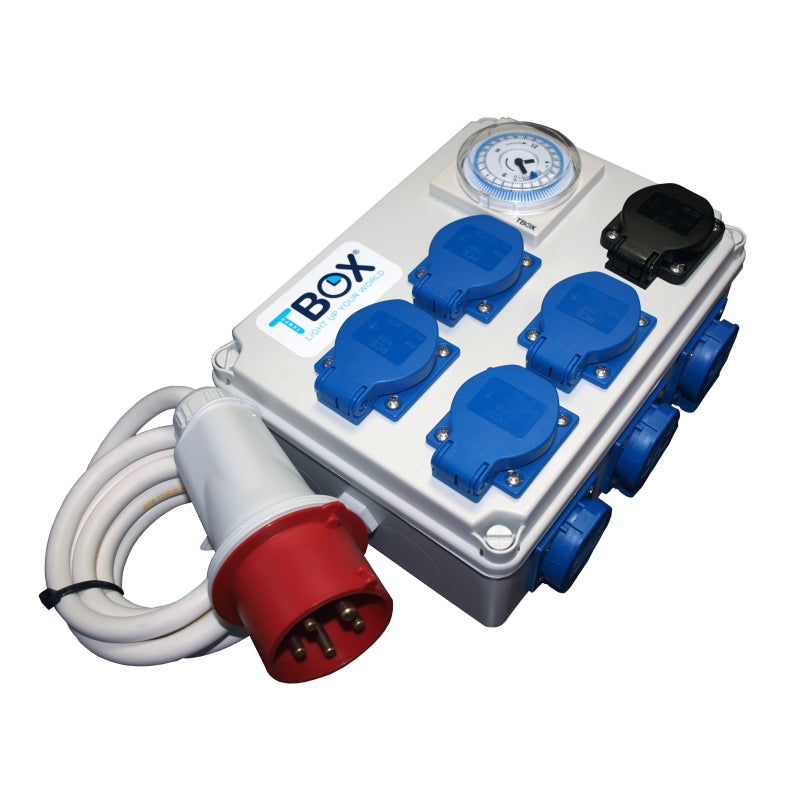 Tempobox caja temporizadora 12 x 600 W 380 V con toma calentador