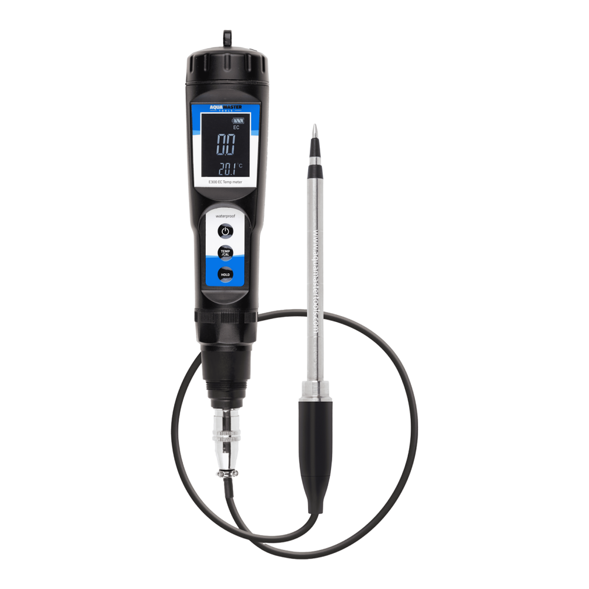 Aquamaster E300 Pro2 medidor de EC y temperatura para sustrato