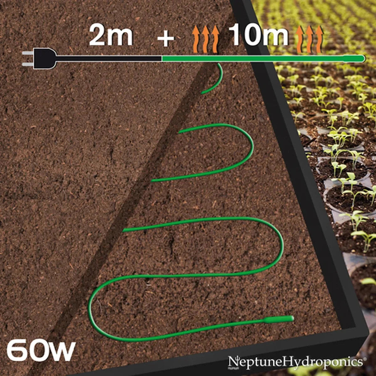 Neptune Hydroponics Heat Cable - Vista 3 | Grow Industry