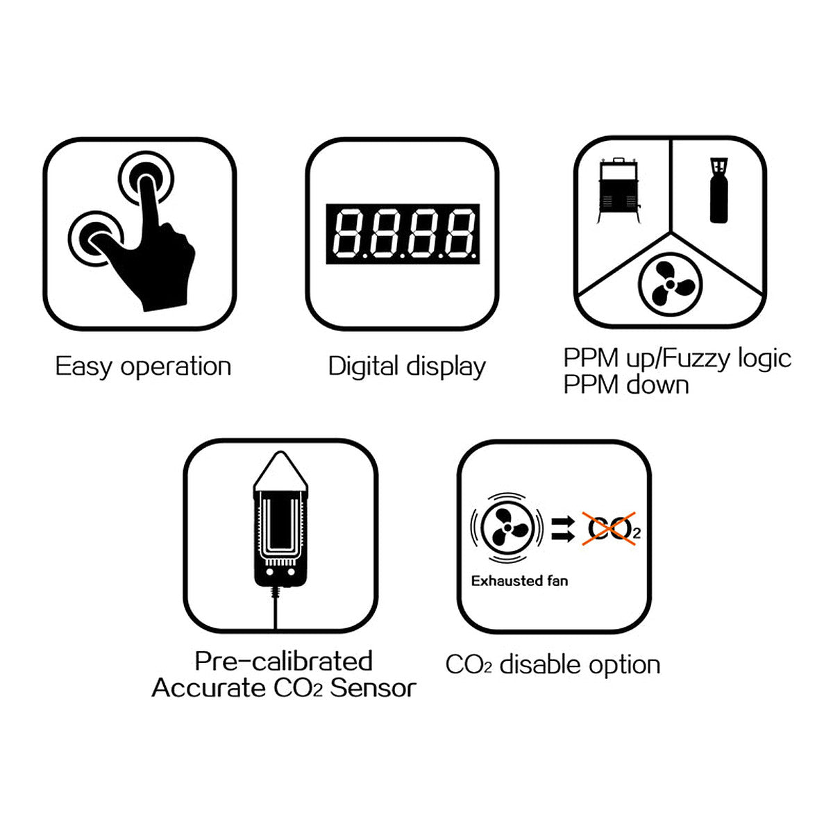 Pro Leaf Controlador Digital CO₂ PRO, vista 4