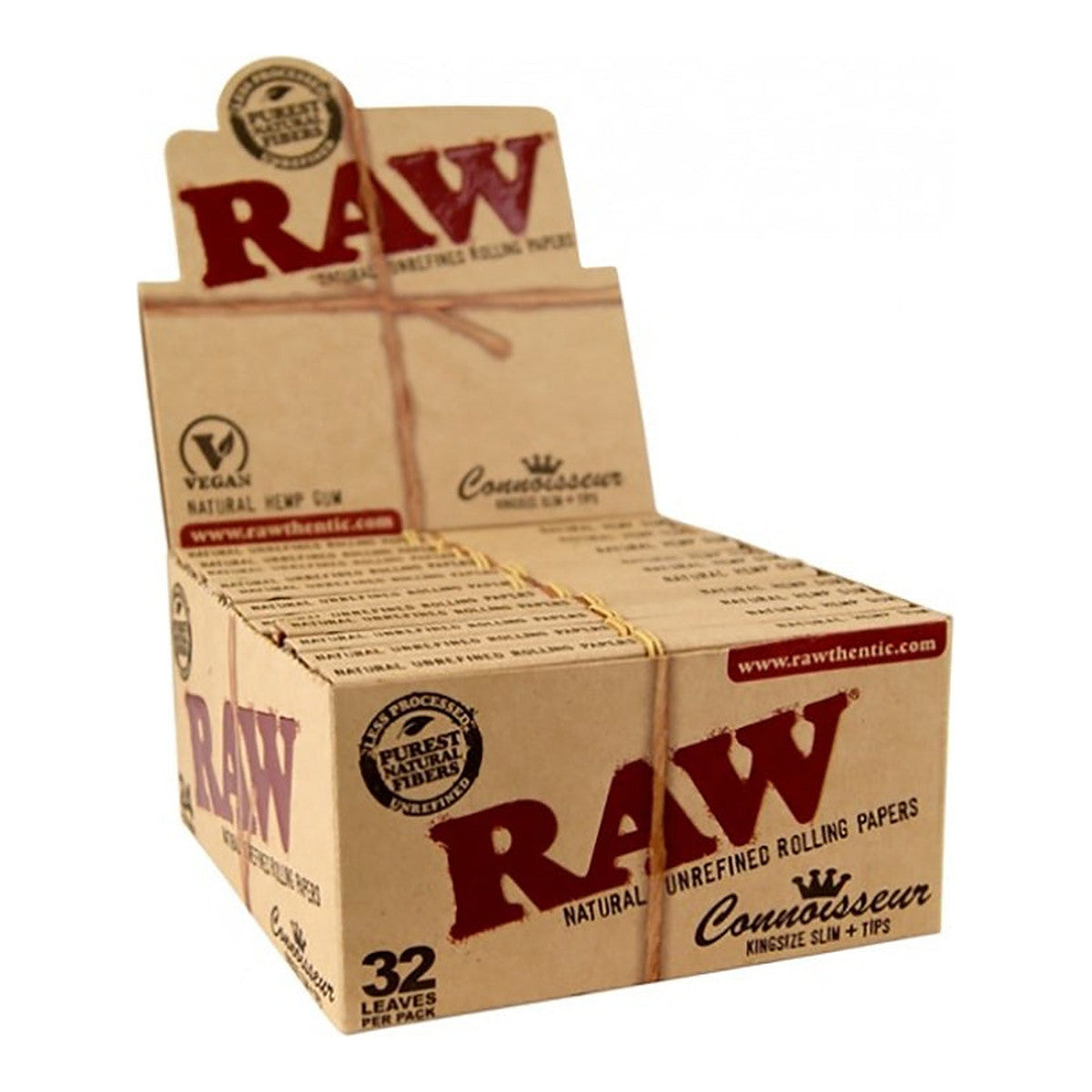 Papier à rouler Connoisseur King Size Slim RAW - Vue 2 | Développer l’industrie