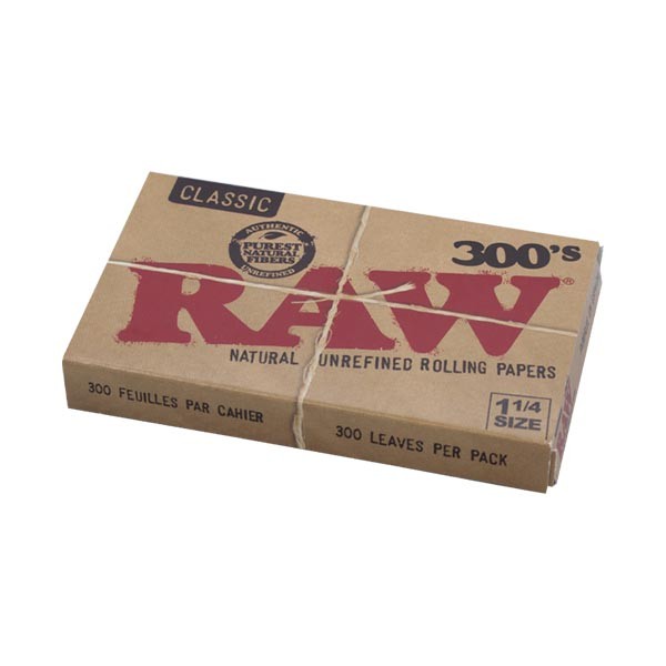 Papel de Fumar 300'S 1.1/4 RAW - Papel de Fumar | Grow Industry