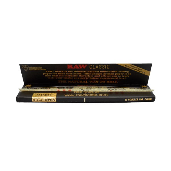 Papel de Fumar Black King Size RAW - Vista 2 | Grow Industry