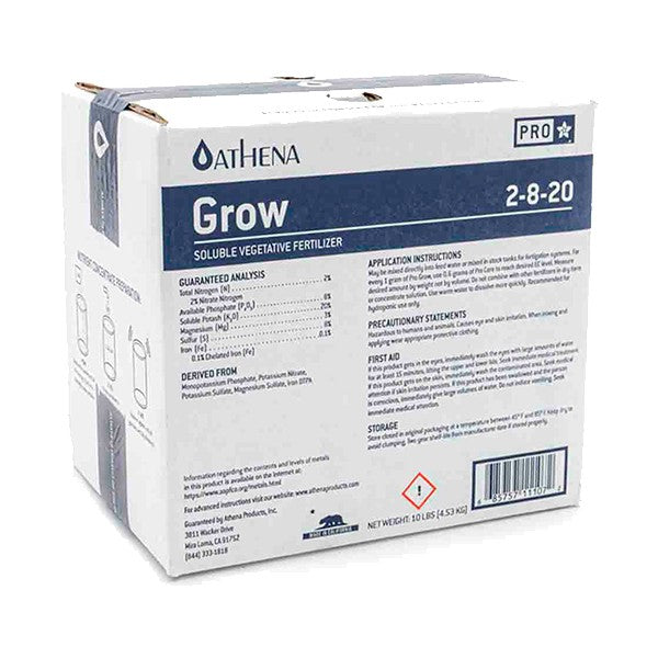 Pro Grow Athena - Dünger | Wachsen Sie die Branche