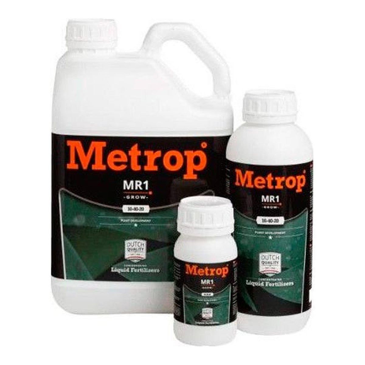 Metrop MR-1, fertilizante concentrado de crecimiento para sistemas hidropónicos y en tierra