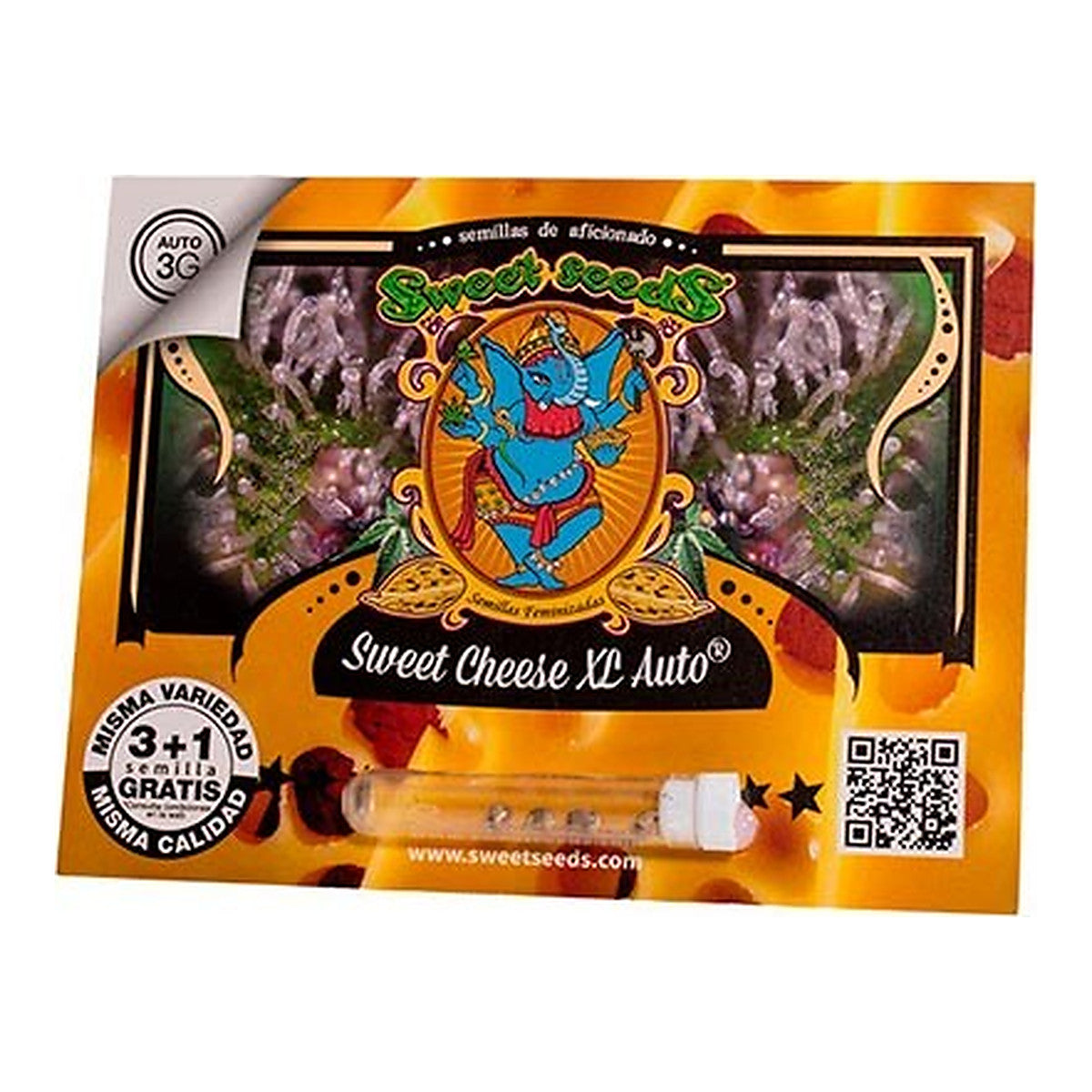 Sweet Seeds Sweet Cheese XL Auto, semillas de cannabis autoflorecientes XL con aroma a queso