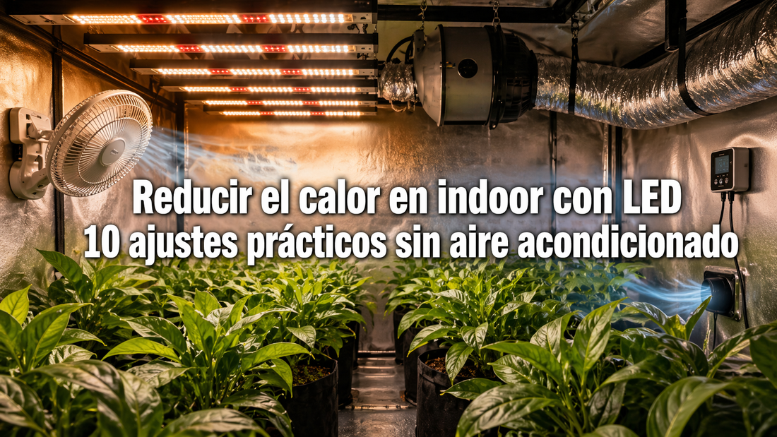 reducir calor indoor LED