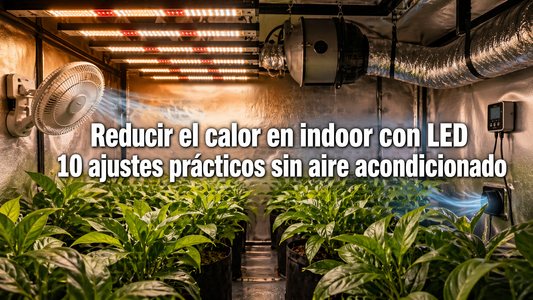 reducir calor indoor LED