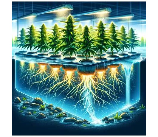 Sistema NFT para Cultivar Marihuana (Técnica de Nutrientes Film)