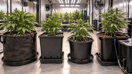 Cómo elegir las macetas para cultivo interior según tamaño, material y drenaje