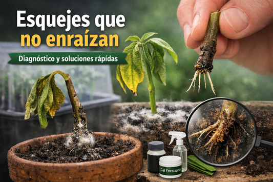 Por qué hay esquejes que no enraízan y cómo solucionarlo por síntomas