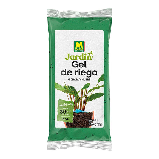 Massó Gel de riego de 400 ml para macetas y jardineras