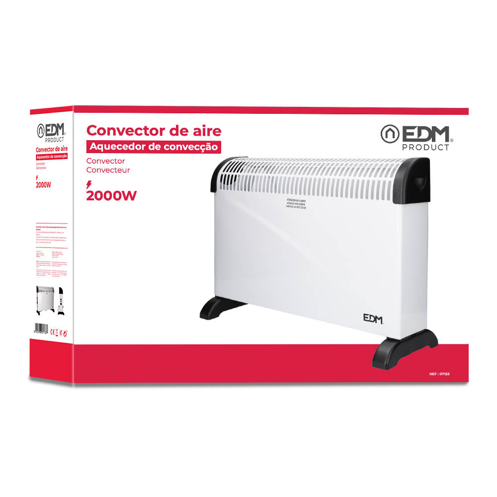 Convecteur d'air standard 2000W EDM - Vue 2 | Développer l’industrie