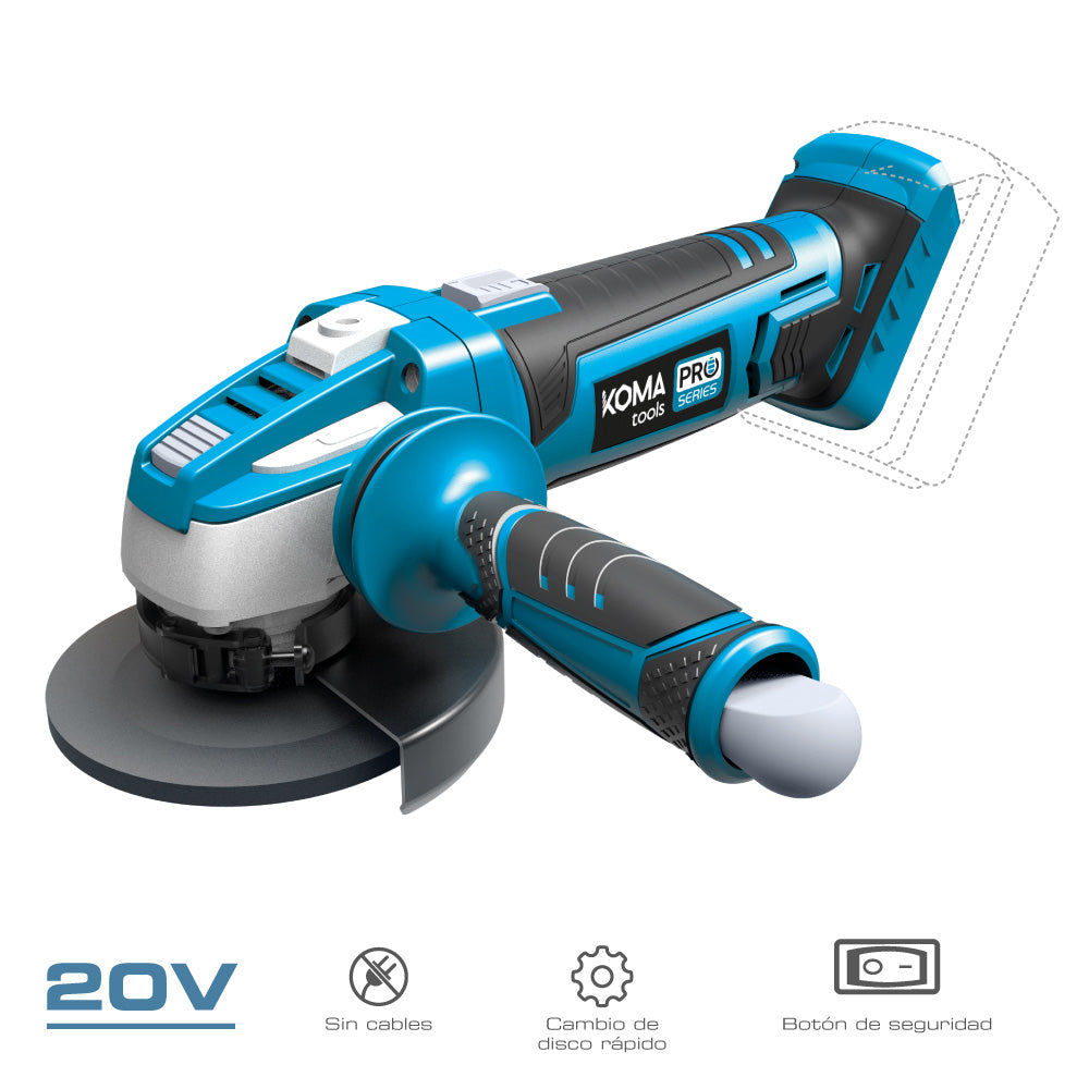 Meuleuse 20V (sans batterie ni chargeur) KOMA TOOLS