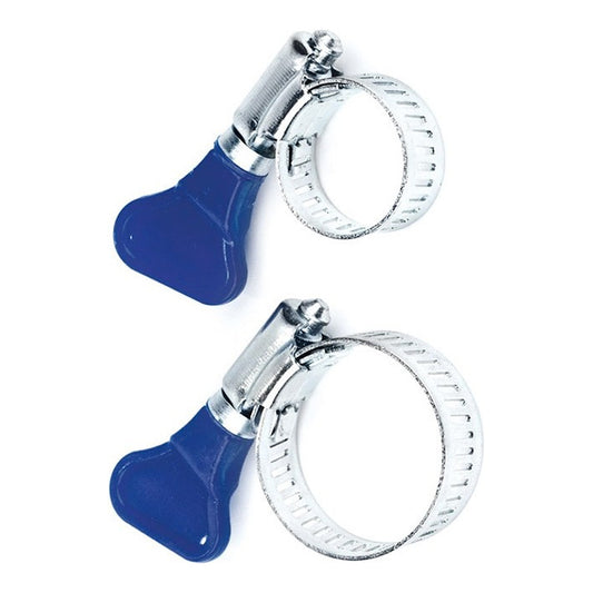 Abrazadera de Ajuste Manual 10-20 y 17-32 mm – Abrazadera de Apriete Sin Herramientas para Tubo de Riego