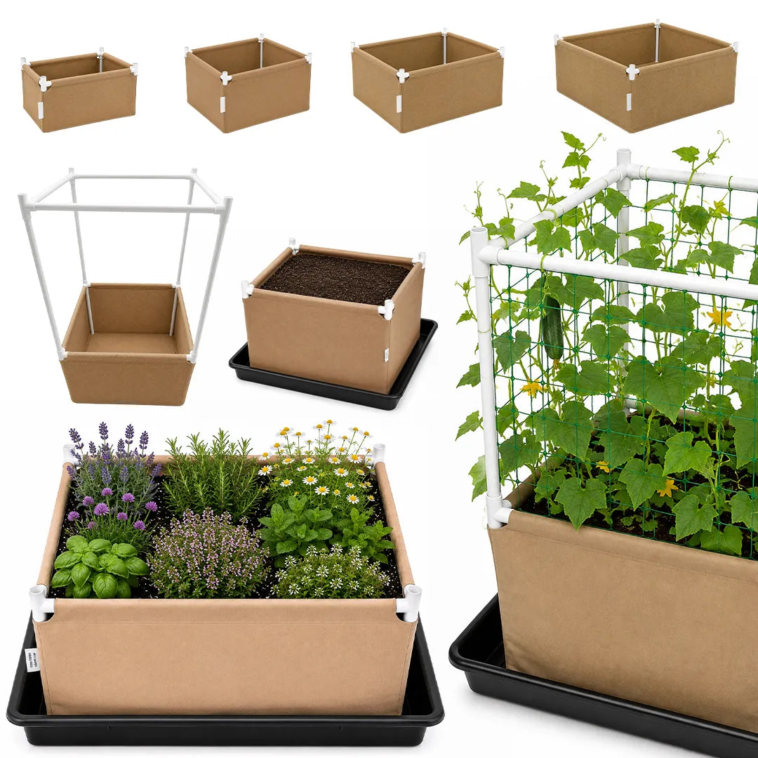 Neptune Grow Bed detalle del geotextil y el armazon