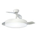 EDM Ventilador de Techo 3CCT Ø107 cm, Blanco