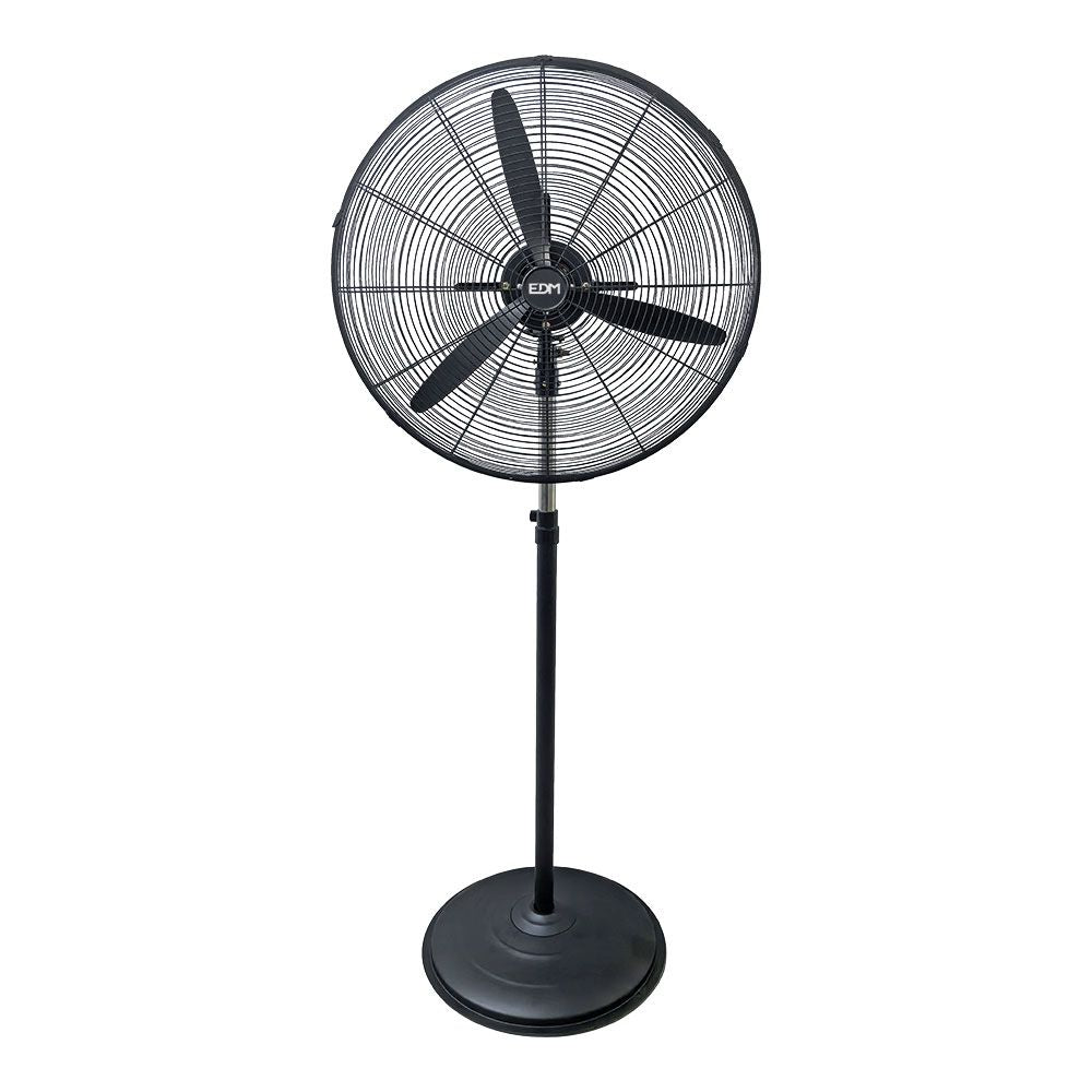 Ventilador Industrial de Pie EDM Negro 150W