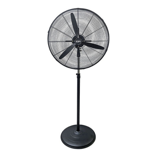 Ventilador Industrial de Pie EDM Negro 150W