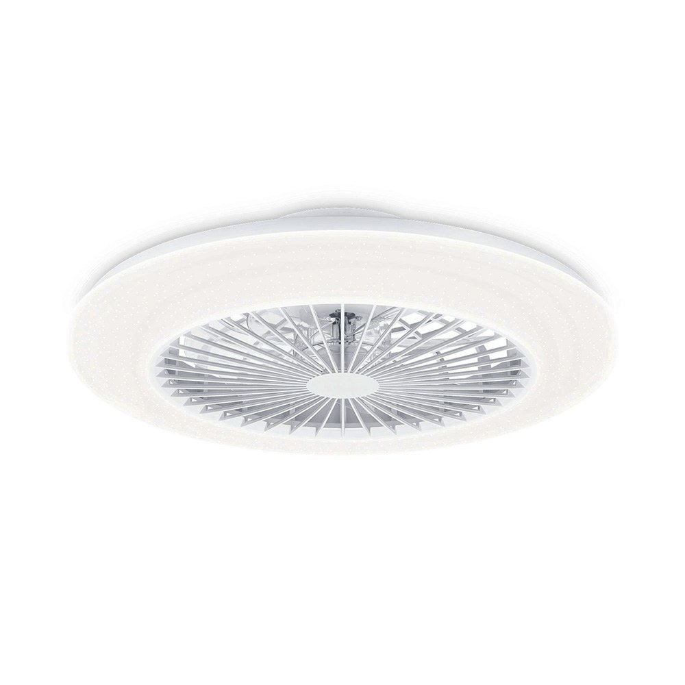 Philips Ventilador de Techo LED 3 CCT, DC 25 W + LED 60 W, Modelo Amigo, Blanco con Difusor Opal, Ø57,5 cm