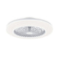 Philips Ventilador de Techo LED 3 CCT, Motor DC 25 W + LED 60 W, Modelo Amigo, Blanco con Difusor Efecto Estrellado, Ø57,5 cm