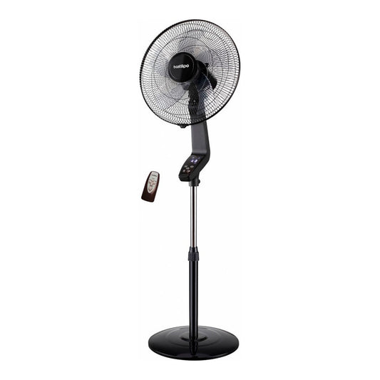Ventilador de Pie BASTILIPO Coín Black Negro 50W