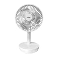 Ventilador de Sobremesa EDM Recargable Blanco 5W