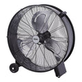 Ventilador Industrial de Suelo EDM con Ruedas Negro 180W