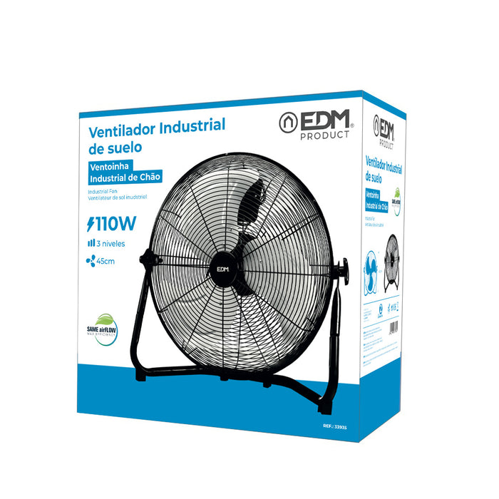 Ventilateur de sol industriel 110W EDM