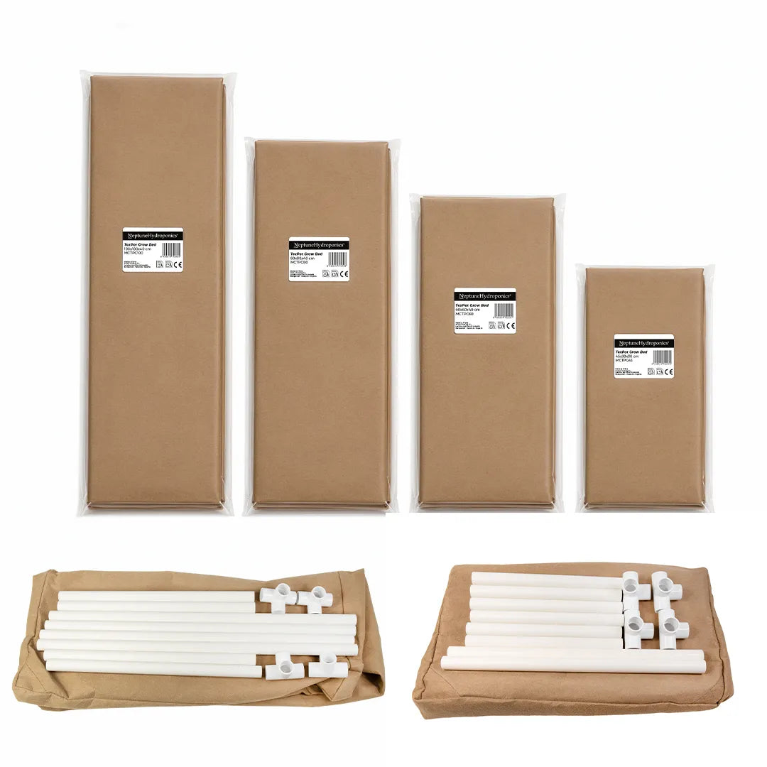 Neptune Grow Bed montada con sustrato