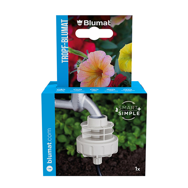 Reductor de presión Blumat 3/4 pulgadas con filtro inox, salida 1 bar