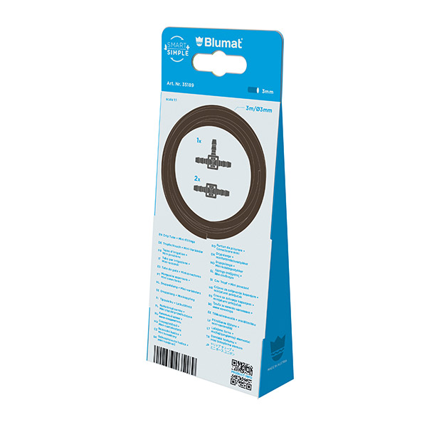 Mini-te y mini-uniones Blumat de Ø3 mm