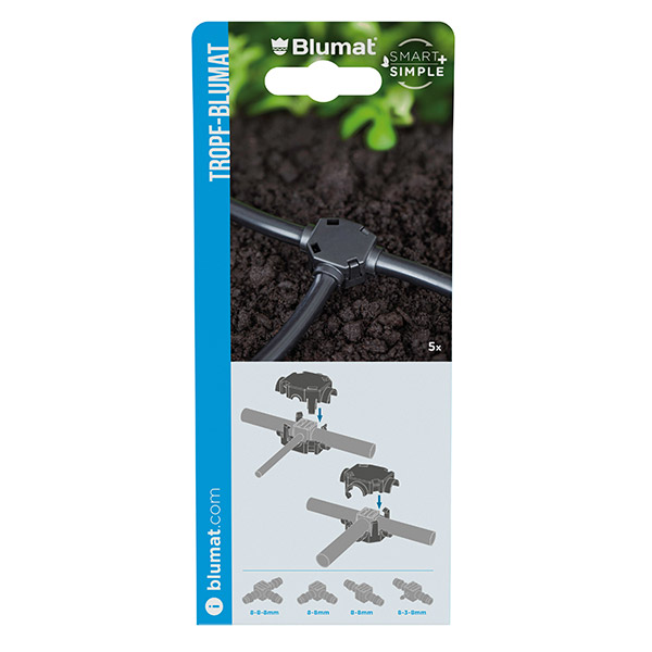 Blumat clips de seguridad pack de 5 unidades para asegurar uniones