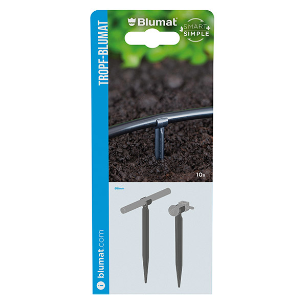 Blumat soportes pack de 10 unidades para fijar el tubo en el sustrato