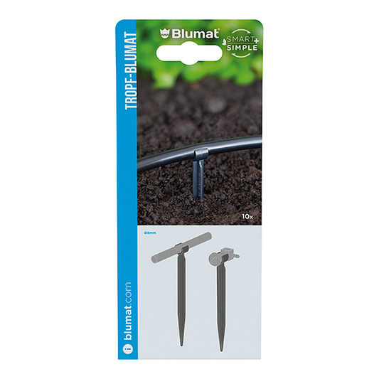 Blumat soportes pack de 10 unidades para fijar el tubo en el sustrato