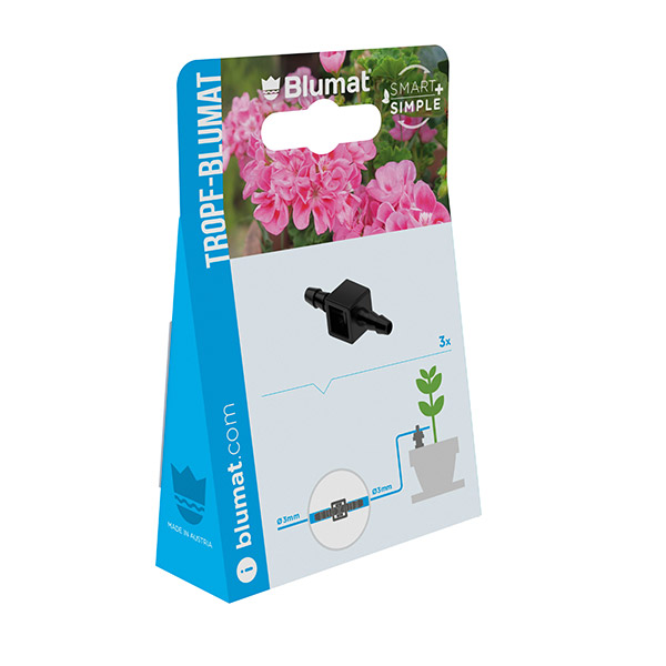 Blumat mini unión 3-3 mm - detalle
